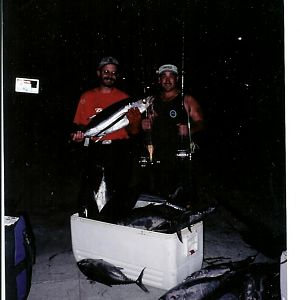 mike star and i on a 50 fish day