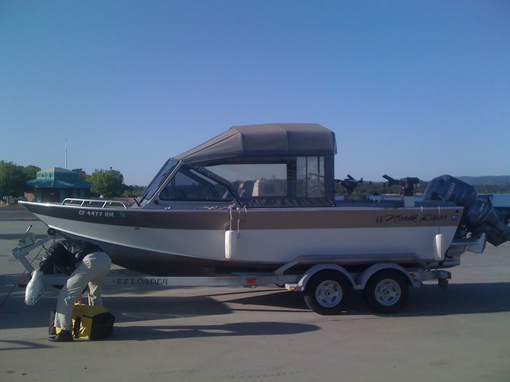 Boat Pic on test drive at Lake Folsom