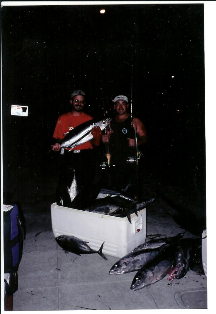 mike star and i on a 50 fish day