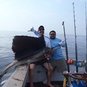 Guatemala Sails on fly rods