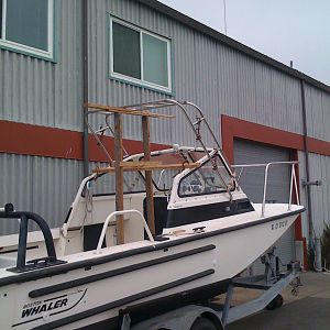 22" Boston Whaler Sentry - During upgrades