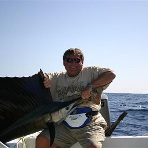 Me and another Zihuatanejo sailfish