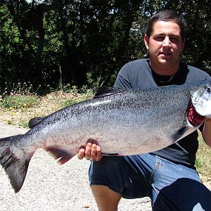 My son and his 35lber out of Santa Cruz in 05