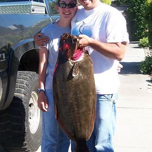 Halibut caught out of Oyster Point...