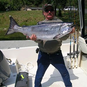 Ft. Bragg last salmon of 2007 @40+