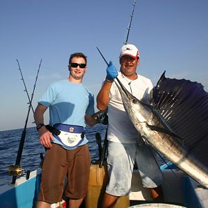 Son-in-law Jason with a nice sailfish