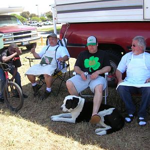 The boys at Derby base camp