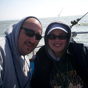 Me and the wife fishing San Pablo