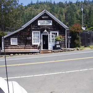 Ocean Cove Grocery   on HWY 1 since 1860