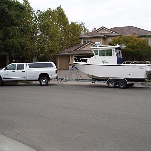 new boat the day I brought it home