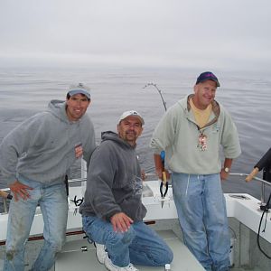 Honeys Money 1st fishing trip Salmon 2006