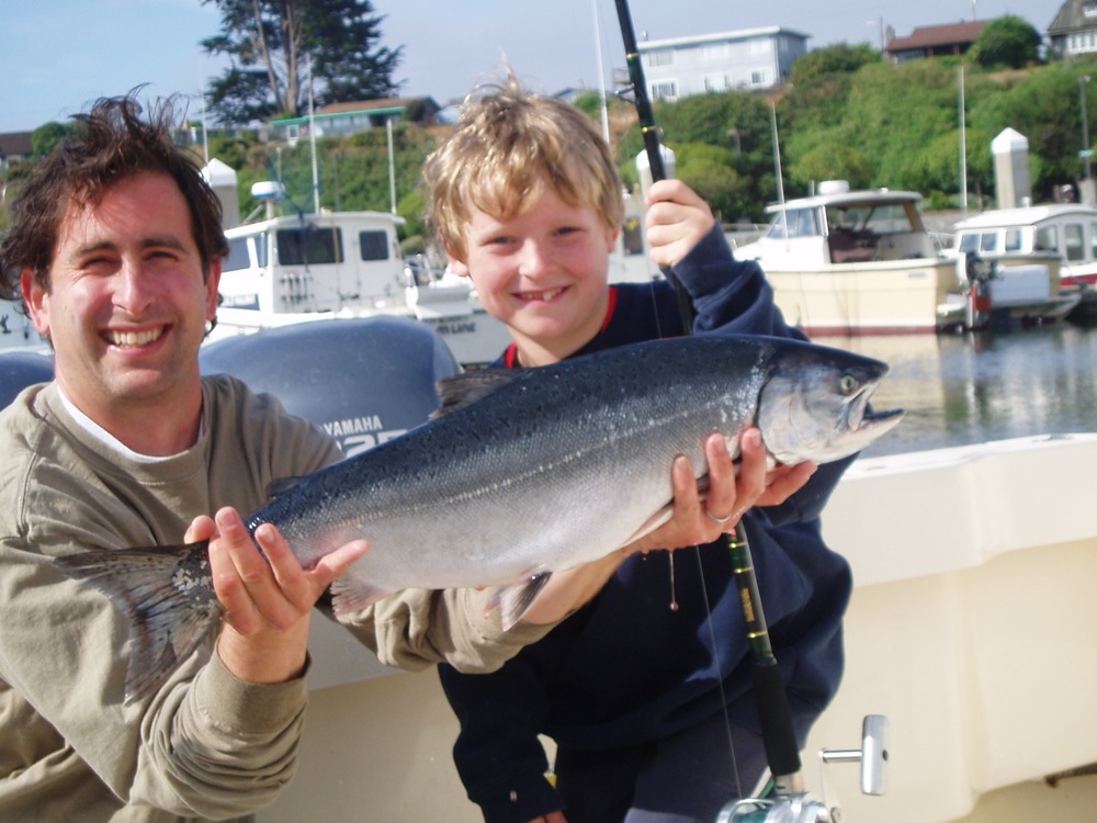 by far Dragonfly's biggest salmon accomplishment (Bodega Bay)