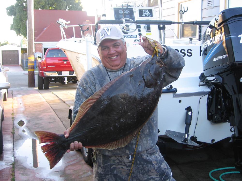 Dad with a nice halibut!