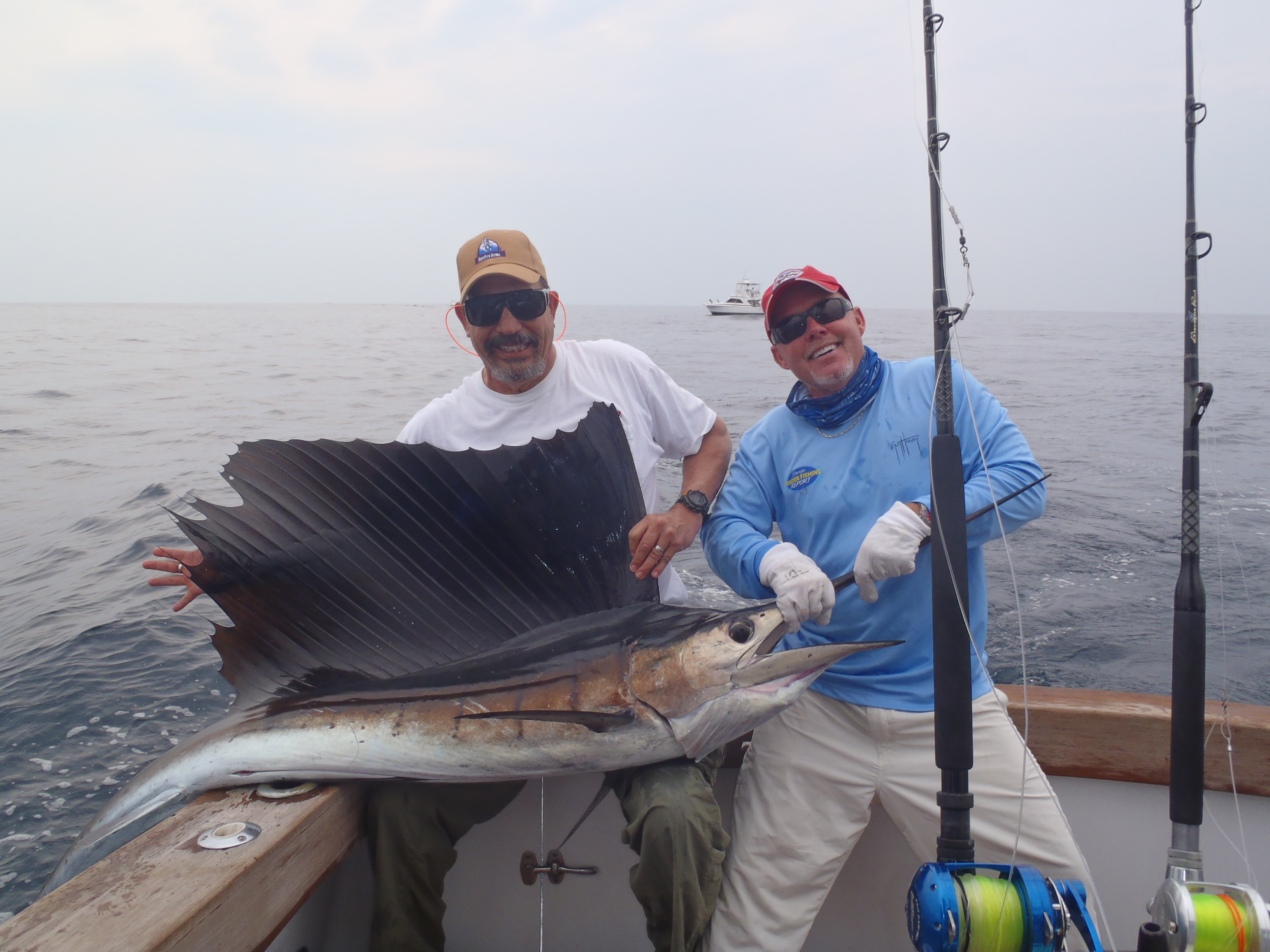 First Sailfish in the boat 3