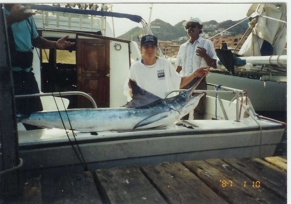 My 1st Mexico fish. It was the only fish we caught that trip.My Uncle still hates me for it!!