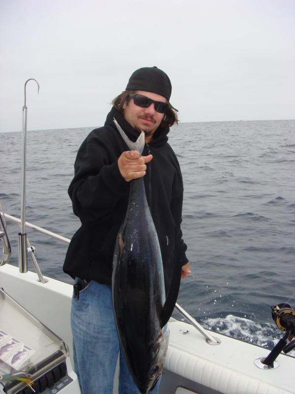 My son Nick, no more an albacore virgin