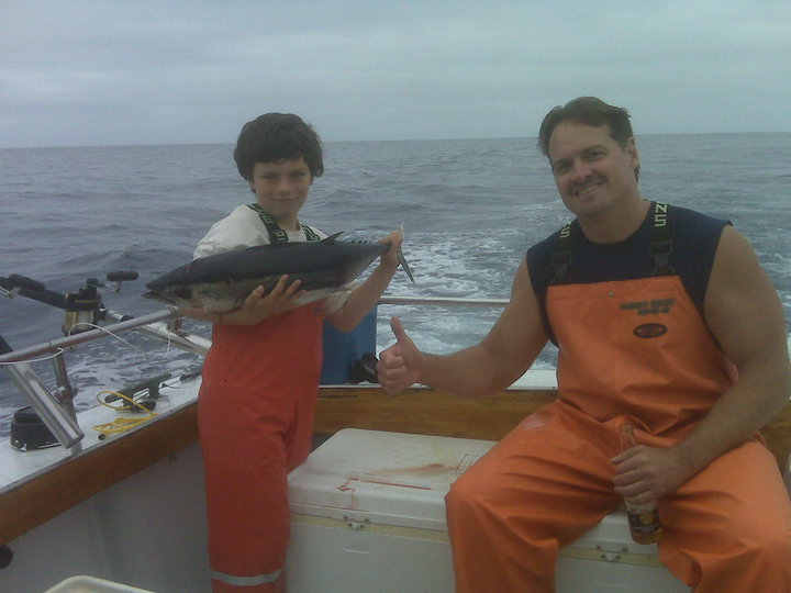 Robbie's first Tuna