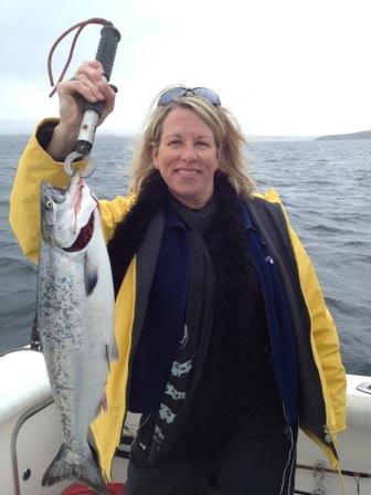 Shar 1st Salmon JUNE 4 2012