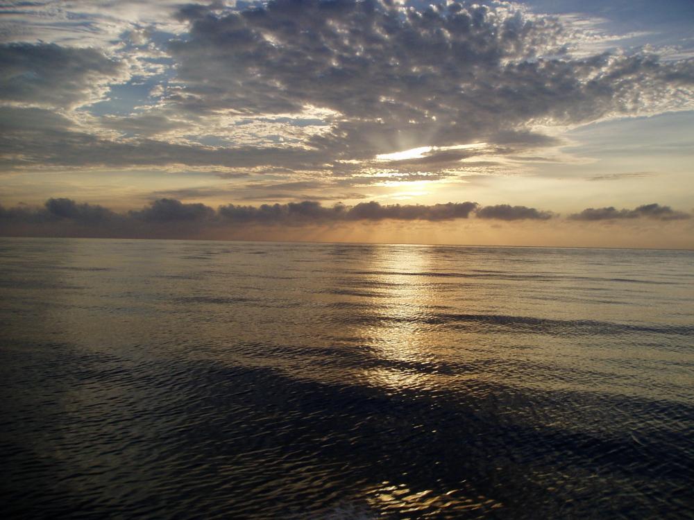 Sunrise over the Gulf of California