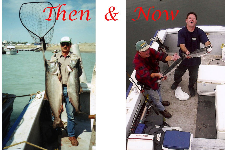 Then & now salmon