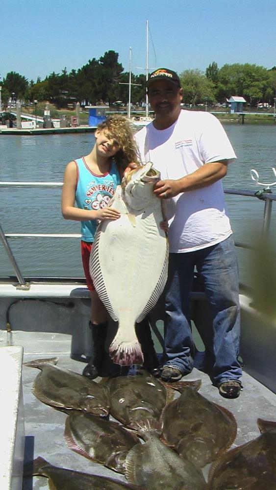 Took my step daughter Kate to Cronkite for some halibut, the two of us plus my deckhand caught limits in 2 1/2 hours....Kate caught all 20lb. fish, I