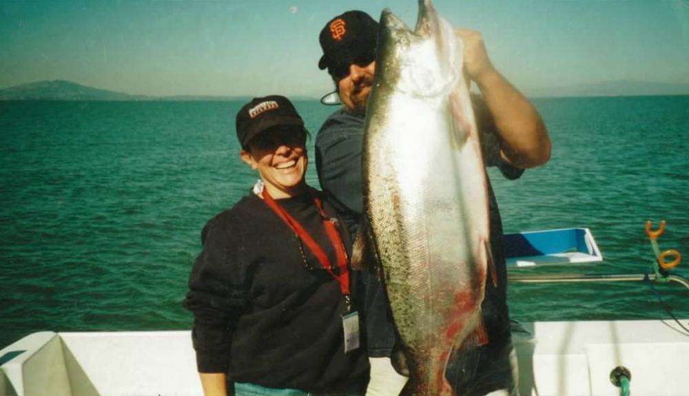 Wife Diane 42 Lbs Salmon